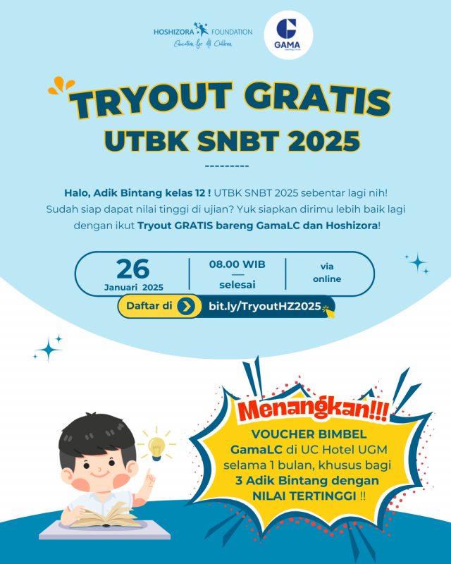 Poster Try Out UTBK SNBT GamaLC 2025